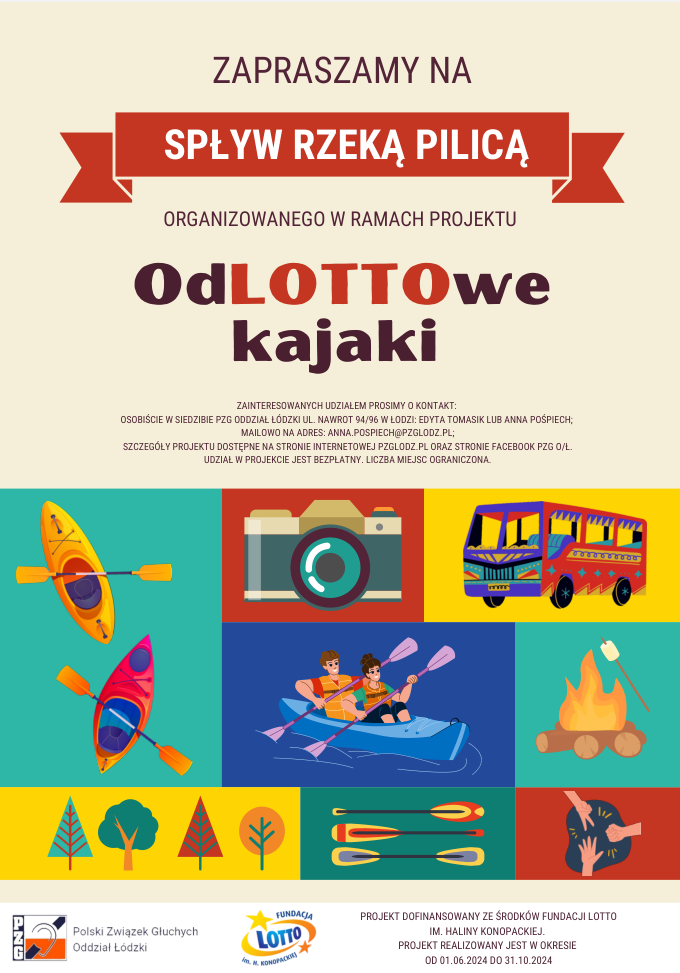 Plakat Odlottowe kajaki