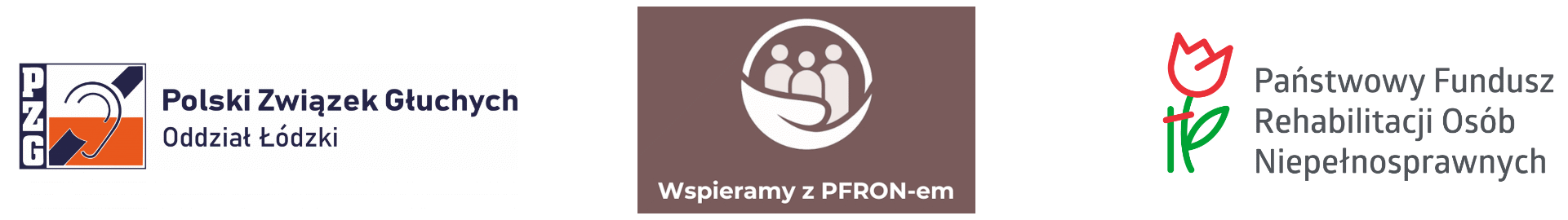Loga PZG, projektu i PFRON