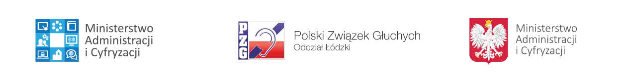 grafika prezentująca logotyp realizatora projektu oraz instytucji finansującej